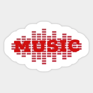 Music sound wave Sticker